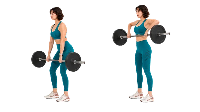 Barbell High Pull demonstration