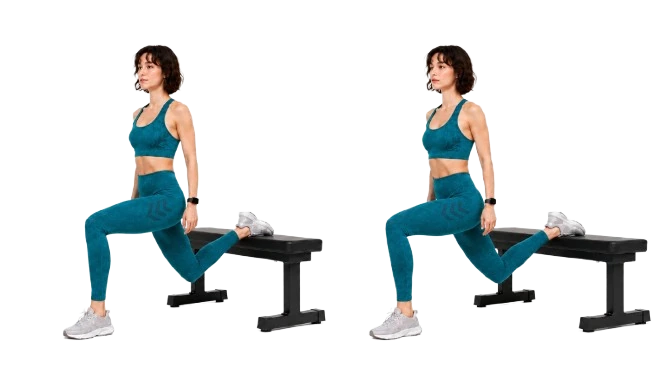 Bulgarian Split Squat demonstration