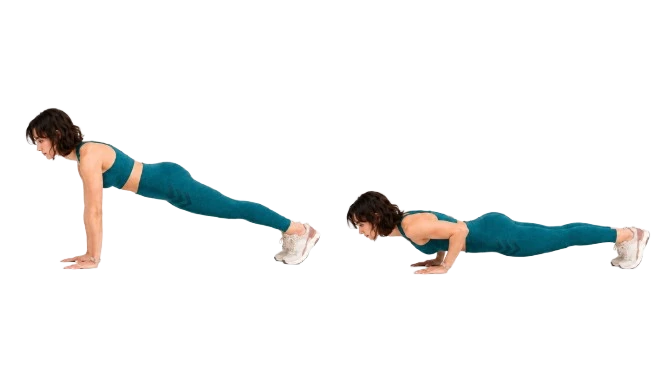Close-Grip Push-Up demonstration
