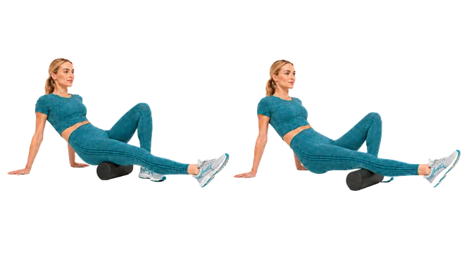 Foam Roll Hamstrings demonstration