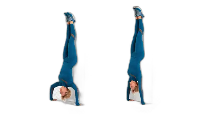 Hand Stand Push Up demonstration