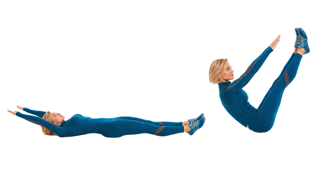Jackknife Sit Up demonstration