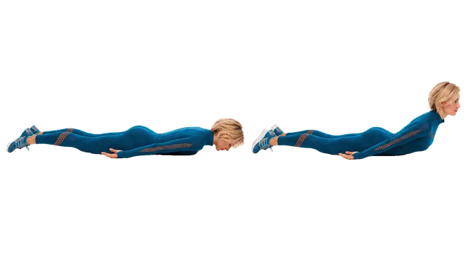 Lower Back Curl demonstration