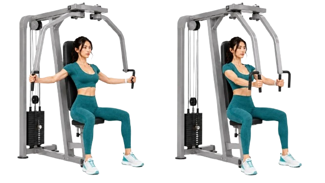 Machine Chest Fly demonstration