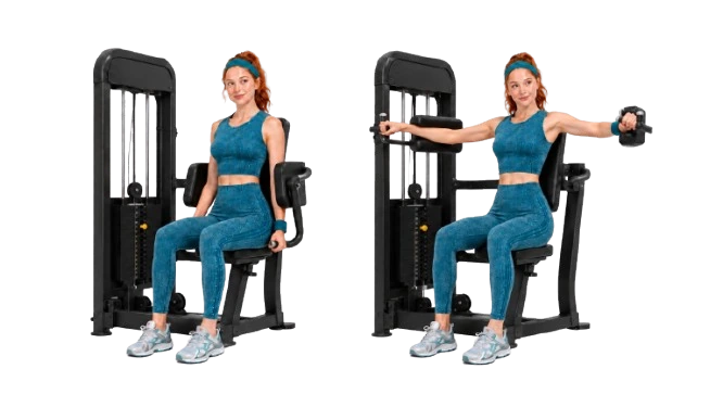 Machine Lateral Raise demonstration