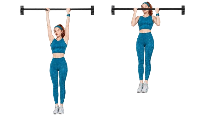 Mixed-Grip Pull-Up demonstration