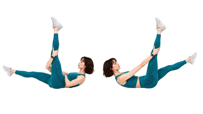 Pilates Scissors demonstration