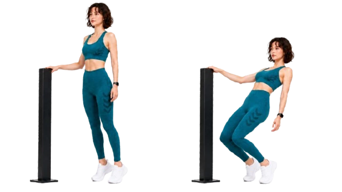 Sissy Squat demonstration