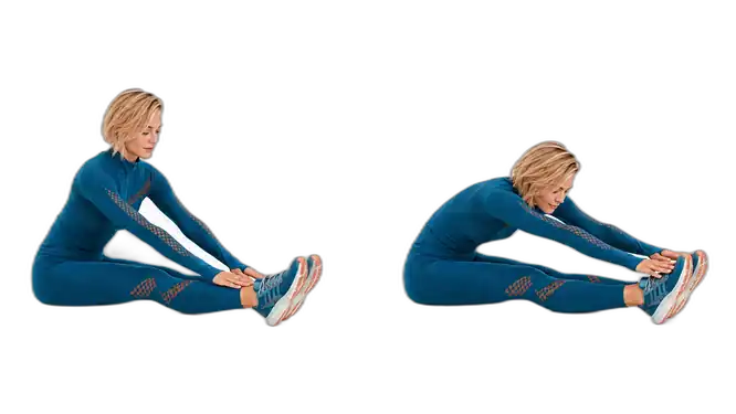 Pilates Spine Stretch Forward demonstration