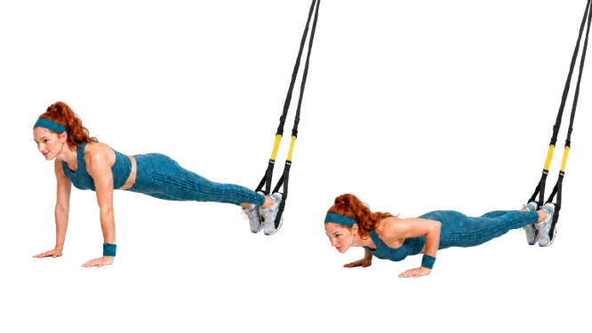 Demonstration: TRX-Liegestütz