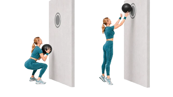 Wall Ball demonstration